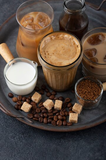high-angle-delicious-iced-coffee