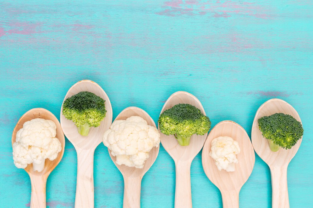 view-cauliflower-broccoli-wooden-spoon