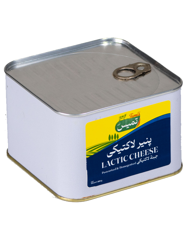 Lactic cheese, 800 grams canned 